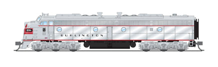 N Broadway Ltd EMD E8A CBQ 9945B w/ Red Stripes No-Sound/DCC-Ready 8845