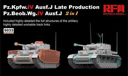 1/35 Ryefield Models Pz.Kpfw. IV Ausf. J Late Production 5033