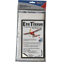 Eze Tissue packaging for model aircraft with a red airplane illustration on a white background.