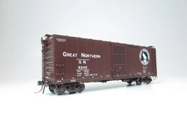 HO Rapido GN 40' Boxcar with Late IDNE: Great Northern - Mineral Red: Single Car - 155005A - MPM Hobbies