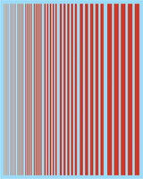 Multi Scale Fundekals RED STRIPES