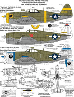 1/48 Thundercals PTO Part 2 19th, 333rd FS/318Th FG & 348th FG 48002