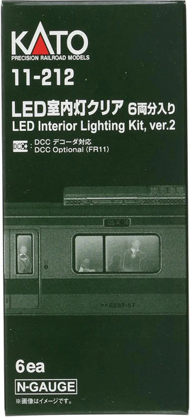 N Kato Bright Led Pass-Car Lighting – 6 Car 11-212