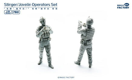 1/35 Magic Factory FIM-92 Stinger/FGM-148 Javelin Operators Set 7501 - MPM Hobbies