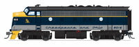 HO Broadway Ltd EMD F3A C&O 8016 Restored Blue/Gray/Yellow for SBVR Paragon4 Sound/DC/DCC 9660