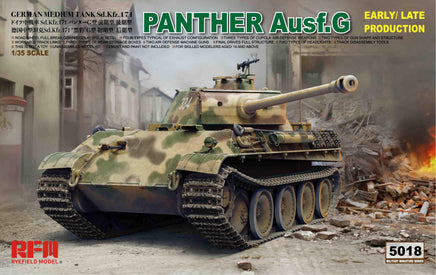 1/35 Ryefield Models German Medium Tank Sd.Kfz. 171 Panther Ausf. G Early/Late Production 5018
