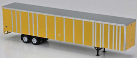 HO Bowser 53' Plate Wall Highway Trailers Undecorated Yellow Body 43433