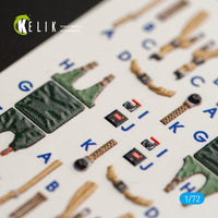 1/72 Kelik Blackburn Buccaneer S.2C interior 3D decals for Airfix kit K72044