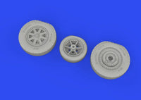 1/72 Eduard P-39Q wheels PRINT for ARMA HOBBY 672303