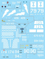 1/48 Fundekals CORSAIRS/ WHISTLING DEATH 48016