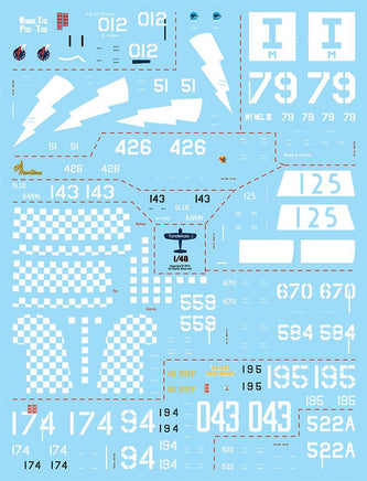 1/48 Fundekals CORSAIRS/ WHISTLING DEATH 48016