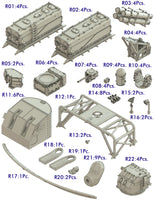 1/350 Pontos Model USS BB-62 New Jersey 1982 Detail Up Set 35008F1