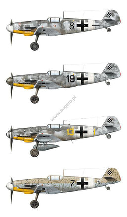 Kagero Publishing Messerschmitt Bf 109s over the Mediterranean. Part I Book 15034