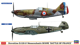 1/72 Hasegawa Dewoitine D.520 & Messerschmitt Bf 109E `Battle of France´ 02332