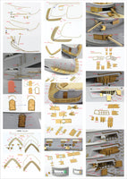 1/200 Pontos Model IJN Mikasa 1905 Detail Up Set 23008F1