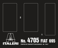 1/12 Italeri FIAT Abarth 695SS/Assetto Corsa 4705