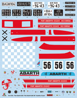 1/12 Italeri FIAT Abarth 695SS/Assetto Corsa 4705