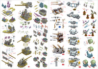 1/200 Pontos Model USS CV-6 Enterprise 1942 Detail Up Set (Teak Tone Deck) 27010FN