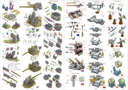 1/200 Pontos Model USS CV-6 Enterprise 1942 Detail Up Set (Teak Tone Deck) 27010FN