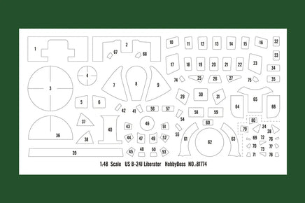 1/48 Hobby Boss US B-24J Liberator 81774 - MPM Hobbies