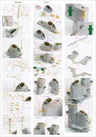 1/200 Pontos Model USS BB-63 Missouri 1945 Detail Up Set (20B Deck Blue Deck) 23002F1