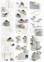 1/200 Pontos Model USS BB-61 Iowa 1944 Detail Up Set (Teak Tone Deck) 23004F1