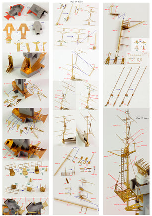 1/200 Pontos Model HMS Nelson Detail Up Set 23006F1