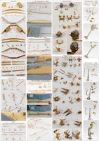 1/200 Pontos Model HMS Rodney 1942 Detail Up Set 23007F1