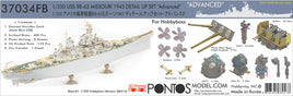 1/350 Pontos Model USS BB-63 Missouri 1945 Detail Up Set for HB (20B Deck Blue) 37034FB