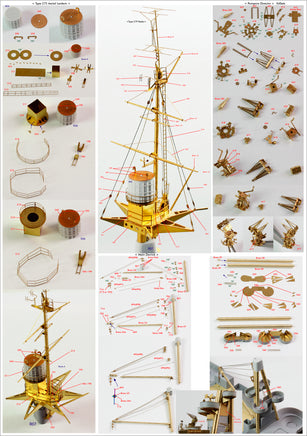 1/200 Pontos Model HMS Nelson Detail Up Set 23006F1