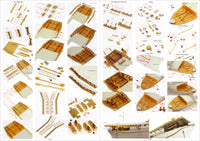 1/200 Pontos Model USS CV-6 Enterprise 1942 Detail Up Set (Teak Tone Deck) 27010FN