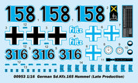 1/16 Trumpeter Sd.Kfz.165 Hummel Late Version 00953