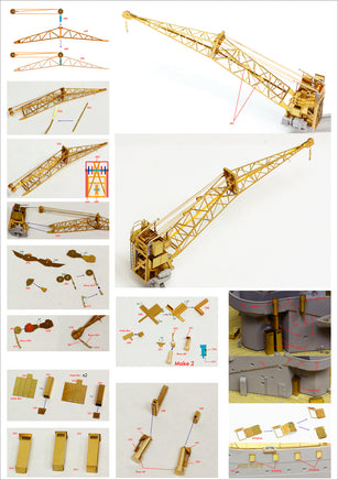 1/200 Pontos Model HMS Rodney 1942 Detail Up Set 23007F1