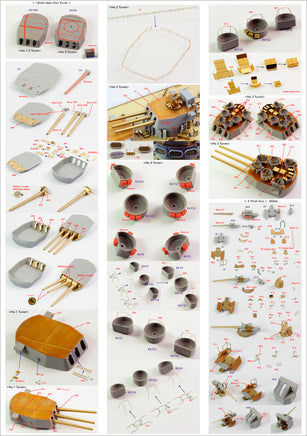 1/200 Pontos Model HMS Nelson Detail Up Set 23006F1