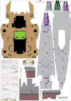 1/200 Pontos Model HMS Hood 1941 Detail Up Set 23009F1