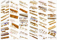 1/200 Pontos Model USS CV-6 Enterprise 1942 Detail Up Set (Blue Deck) 27010FB