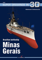 Kagero Publishing Brasilian Battleship Minas Gerais Book 16087