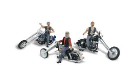 HO Woodland Bad Boy Bikers 5554