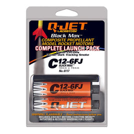 Quest Q-Jet C12-6FJ Black Max Complete 2-Motor Launch Pack - Q6117