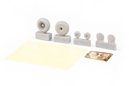 1/48 Eduard P-40N wheels block tread 6481136