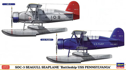 1/72 Hasegawa SOC-3 Seagull Seaplane `Battleship USS Pennsylvania´ 02394