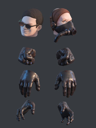 1/12 Border Model Tesla Trooper from Red Alert Game Plastic Model Kit BA001