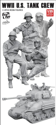 1/35 Border Model WWII U.S. Tank Crew Resin Figures BR007