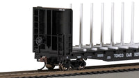 HO Bachmann 52' Center-Beam Flatcar - Tomoco Car #203 - 12908