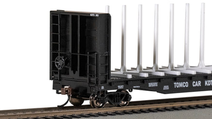 HO Bachmann 52' Center-Beam Flatcar - Tomoco Car #203 - 12908