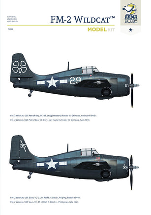 1/72 Arma Hobby FM-2 Wildcat Model Kit 70033