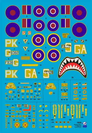 1/72 Arma Hobby P-51 C Mustang Mk. III Model Kit 70039