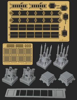 1/72 Green Strawberry Hangar equipment Vol.II - Service ramp Upgrade Set 5718