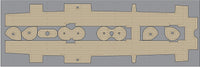 1/350 Pontos Model SMS Emden/Dresden Wooden Deck Set Type 1 35031WD1
