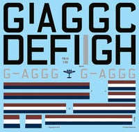 1/32 Fundekals BOAC MOSQUITOES MK VI (6) 32004